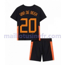 Maillot de Foot Pays-Bas Donny van de Beek 20 Extérieur UEFA EURO 2020 - Enfant
